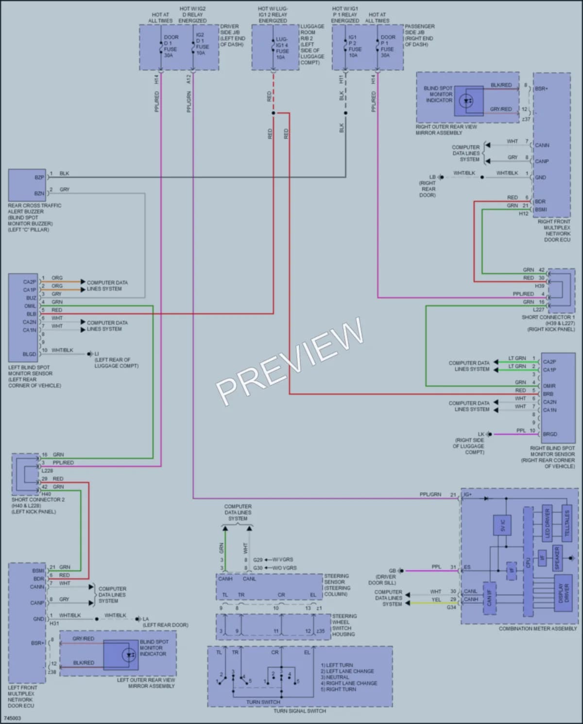 2022 Lexus LS500 Navigation wiring diagram preview