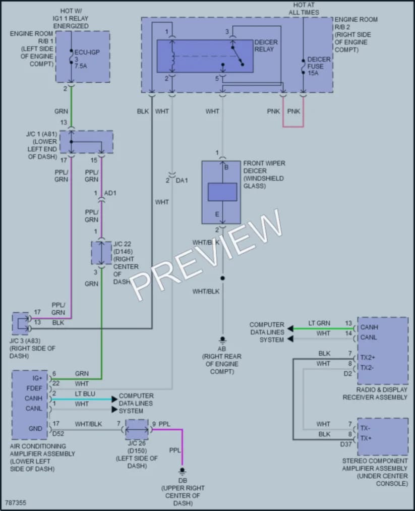 2022 Lexus NX350h Defoggers wiring diagram preview
