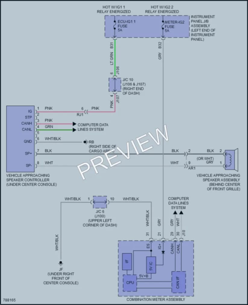 2022 Lexus RX450hL Active Bodyworks wiring diagram preview