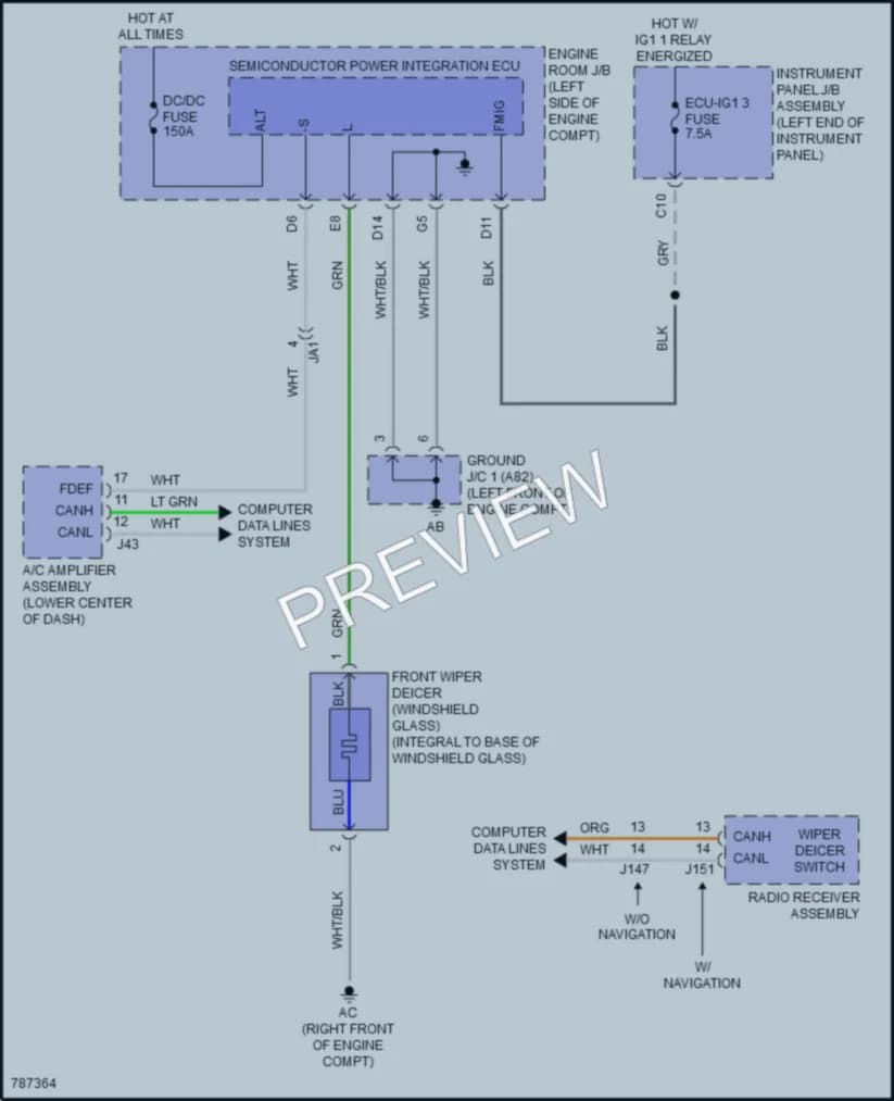 2022 Lexus RX450hL Defoggers wiring diagram preview