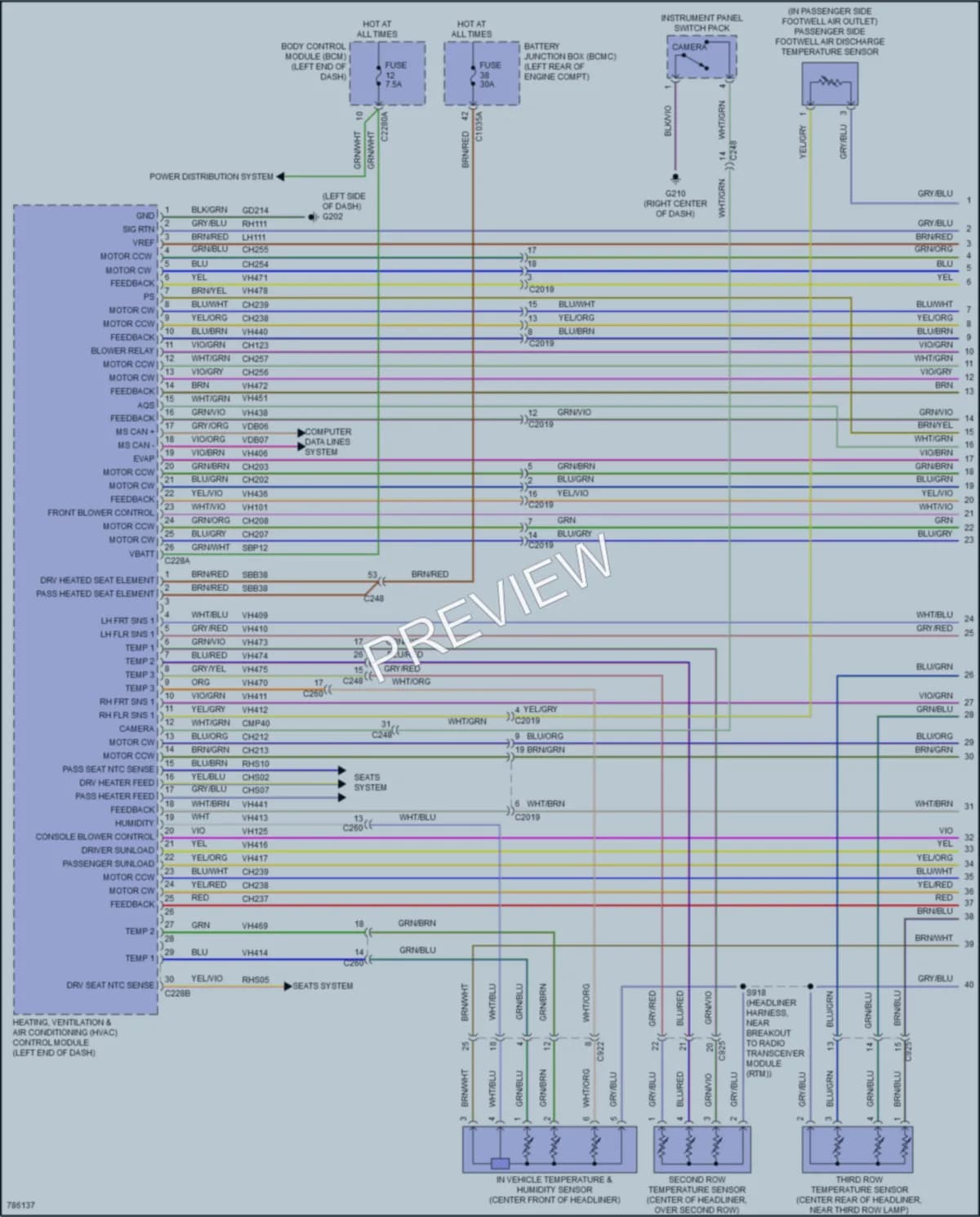 2022 Lincoln Aviator Air Conditioning wiring diagram preview