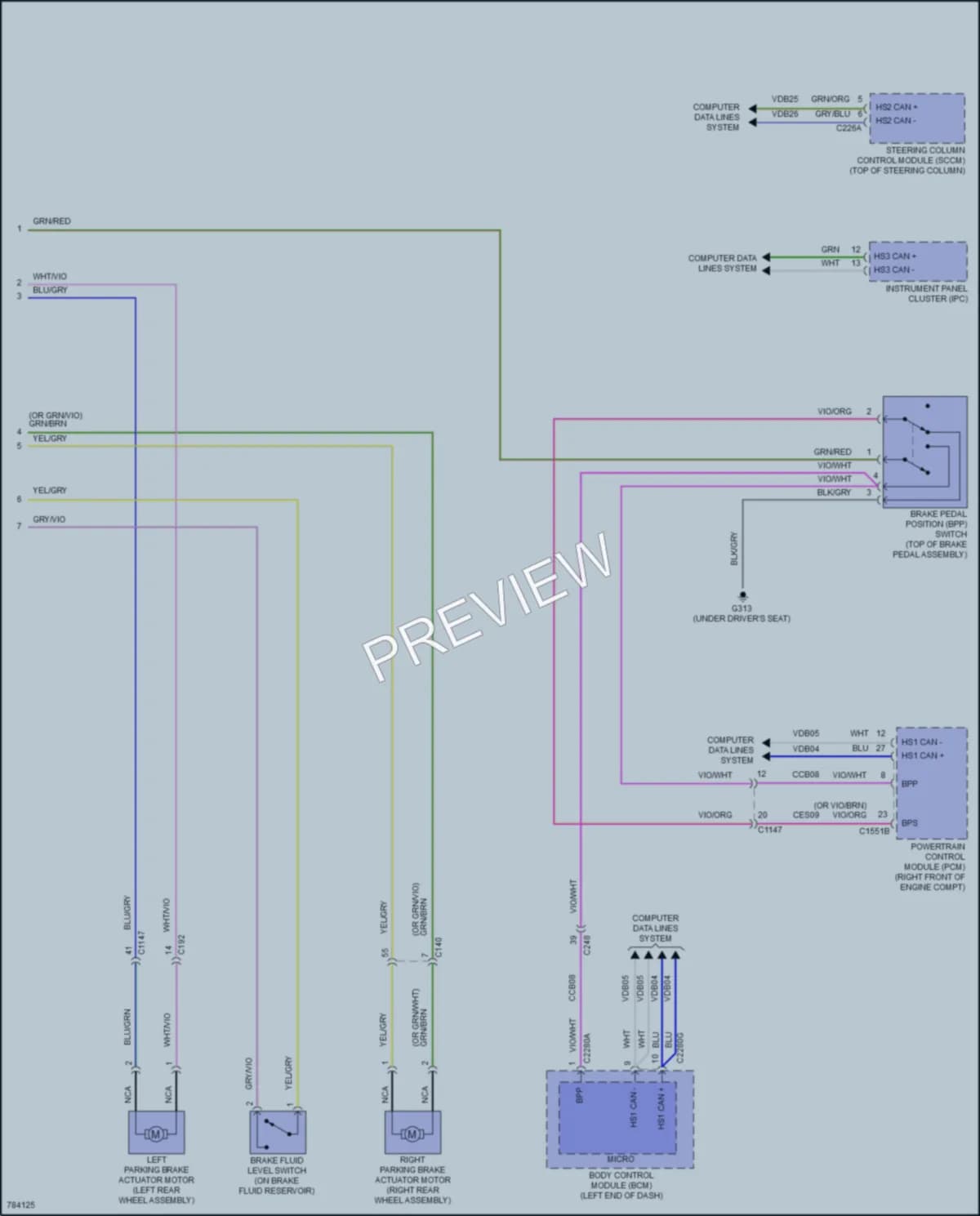 2022 Lincoln Aviator Anti Lock Brakes wiring diagram preview