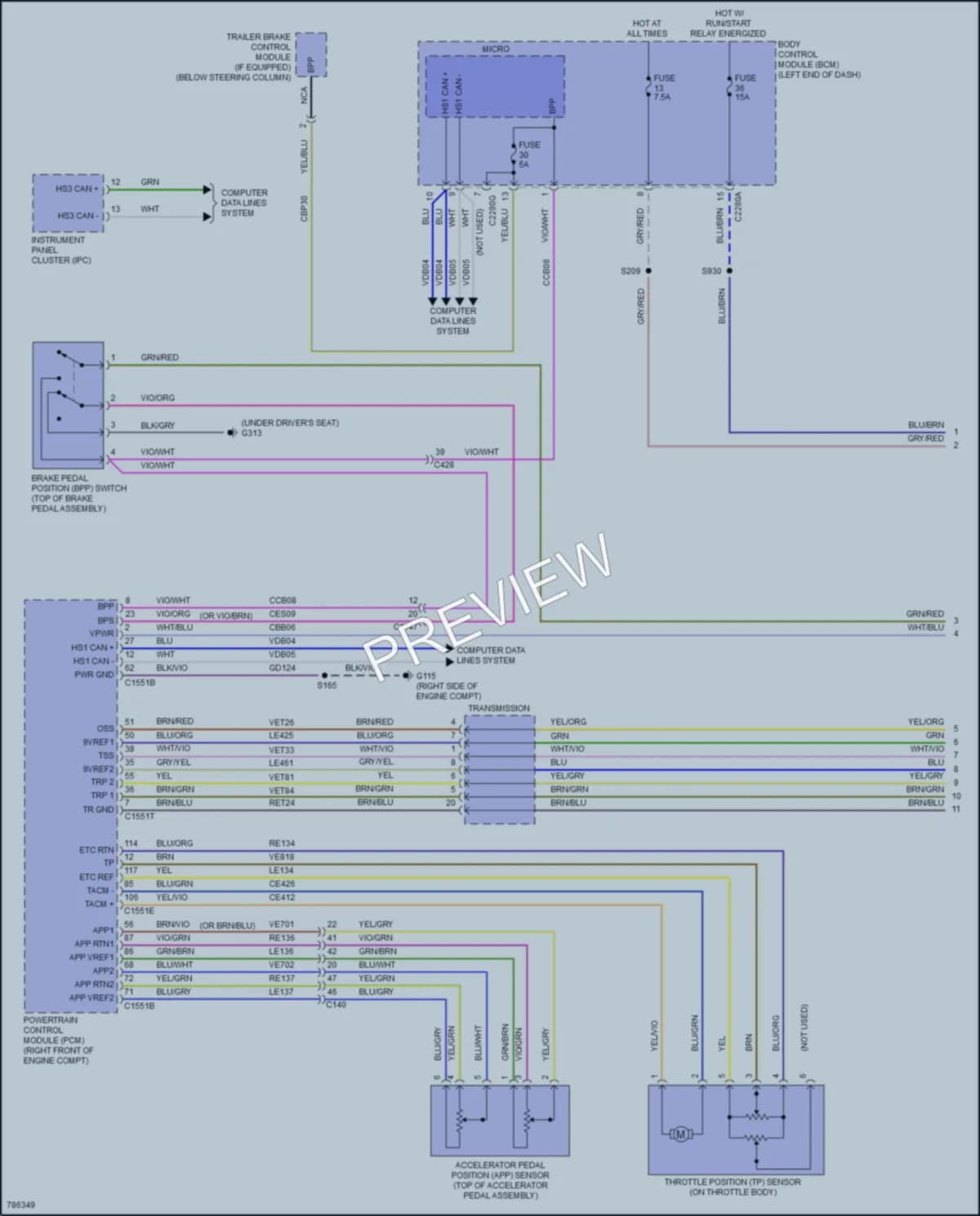 2022 Lincoln Aviator Cruise Control wiring diagram preview