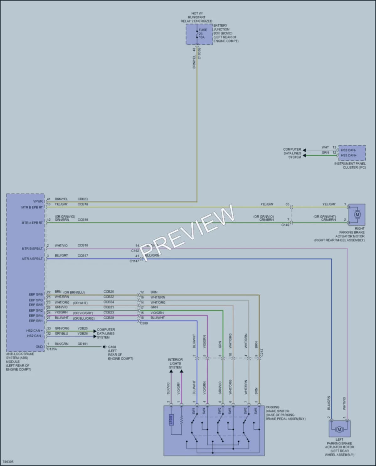 2022 Lincoln Aviator Shift Interlock wiring diagram preview