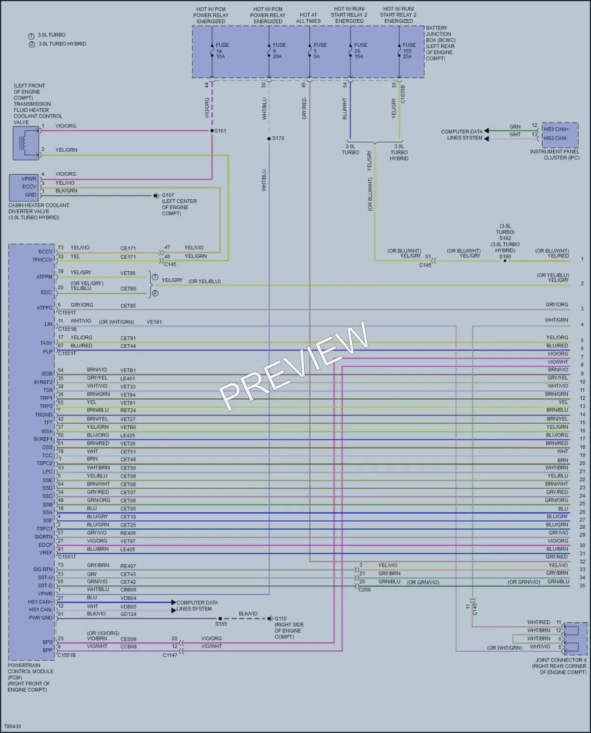 2022 Lincoln Aviator Transmission wiring diagram preview