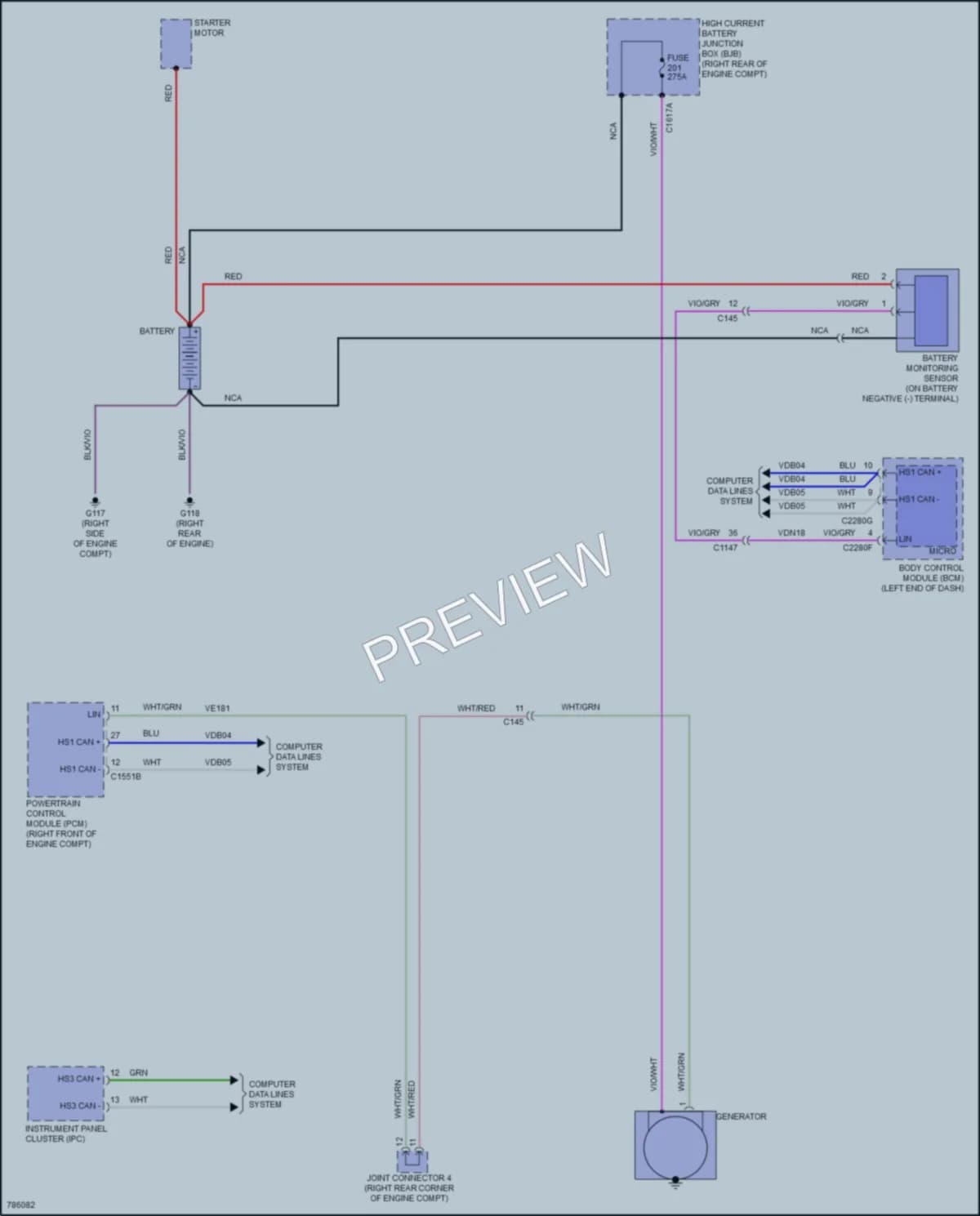 2022 Lincoln AviatorPlugIn Starting Charging wiring diagram preview