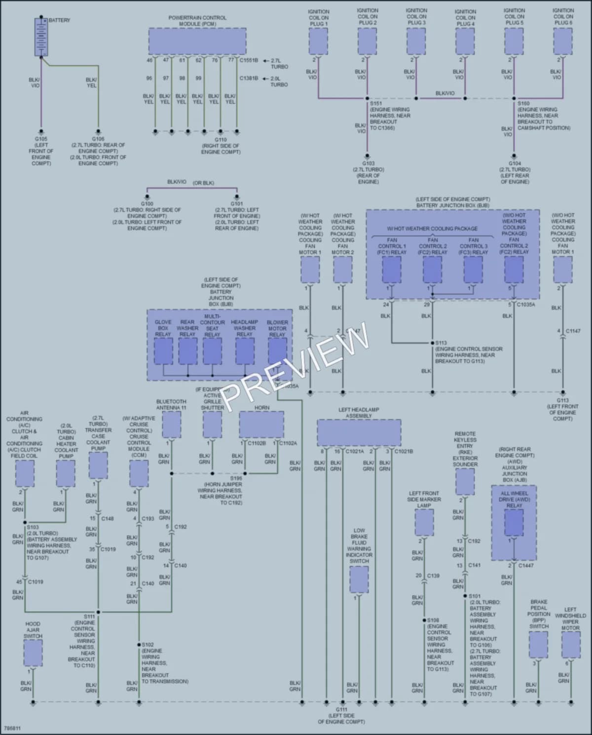 2022 Lincoln Nautilus Ground Distribution wiring diagram preview
