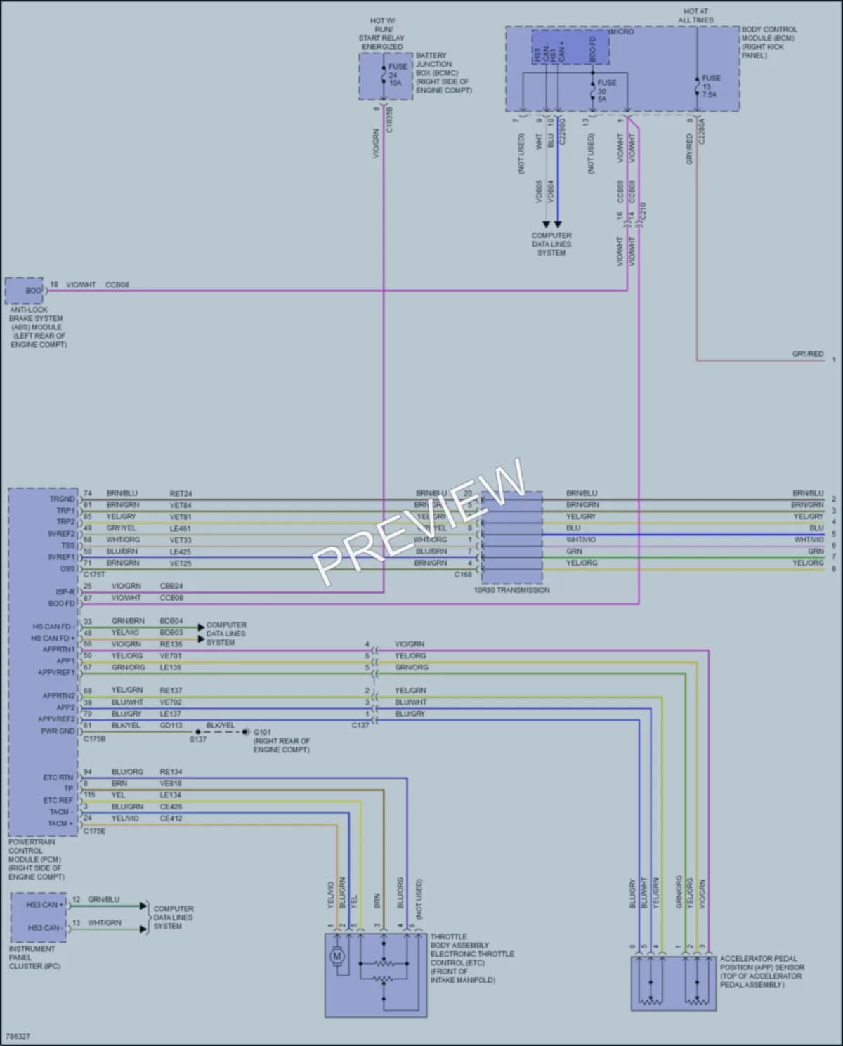 2022 Lincoln NavigatorL Cruise Control wiring diagram preview