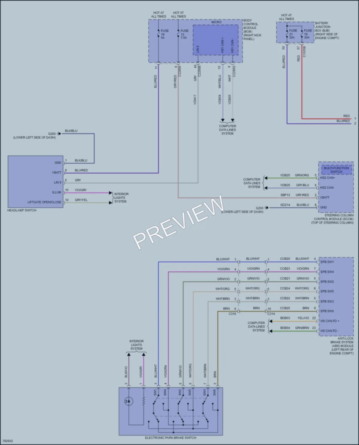 2022 Lincoln NavigatorL Headlights wiring diagram preview