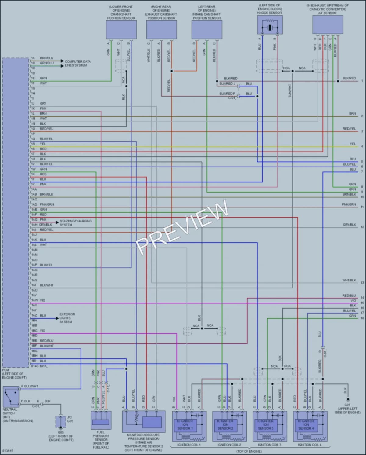 2022 Mazda MX5Miata Engine Performance wiring diagram preview