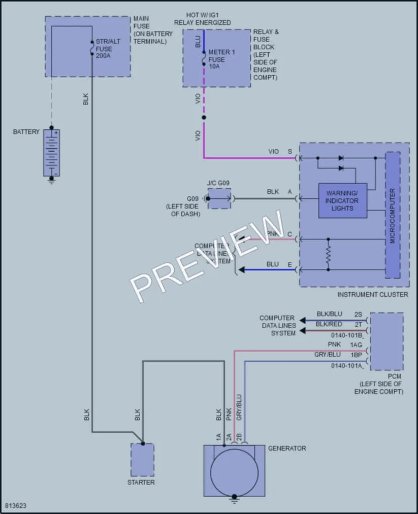 2022 Mazda MX5MiataRF Starting Charging wiring diagram preview