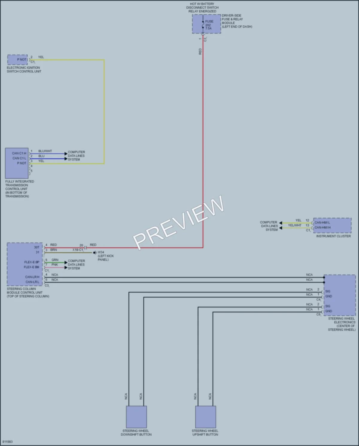 2022 MercedesBenz GLC300Coupe Transmission wiring diagram preview
