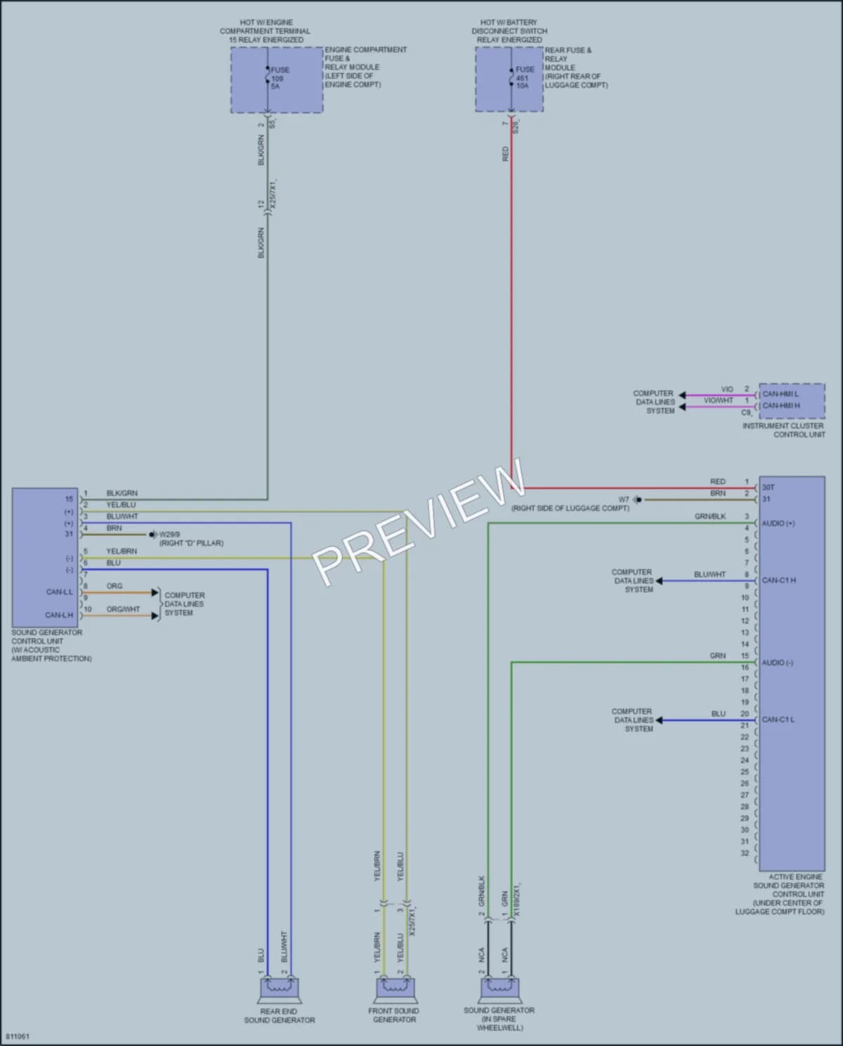 2022 MercedesBenz GLE450Coupe Active Bodyworks wiring diagram preview