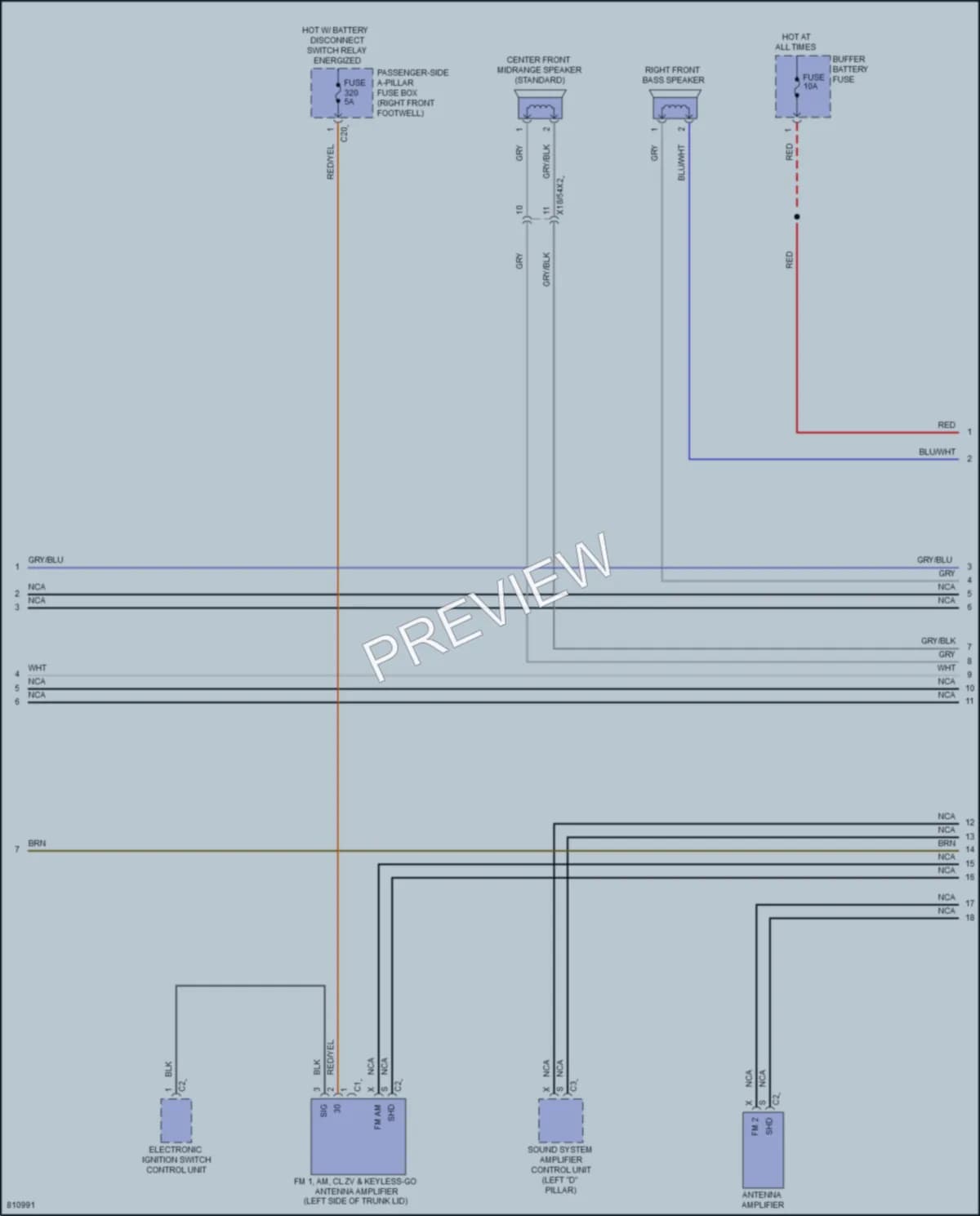 2022 MercedesBenz GLE450Coupe Navigation wiring diagram preview