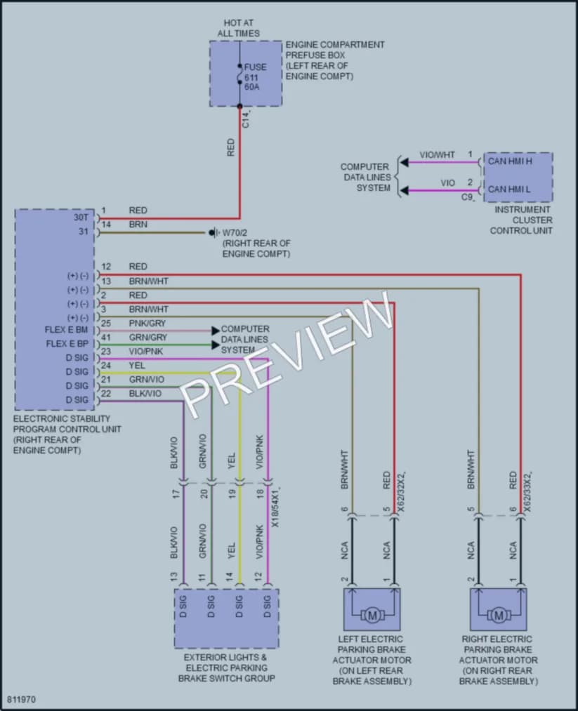2022 MercedesBenz GLE450Coupe Shift Interlock wiring diagram preview