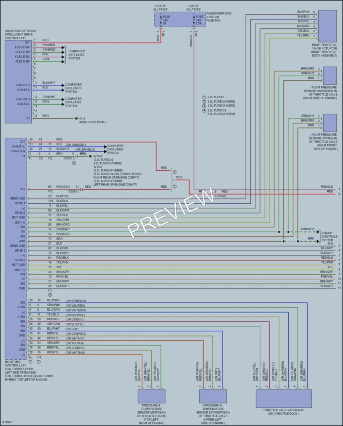 2022 MercedesBenz GLS450 Cruise Control wiring diagram preview