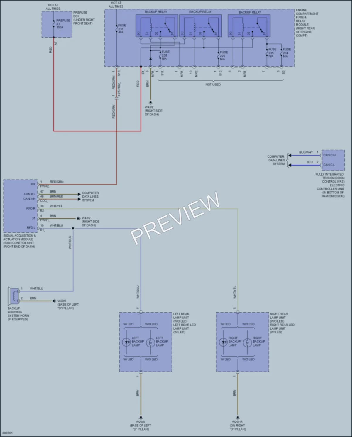 2022 MercedesBenz Metris Exterior Lights wiring diagram preview