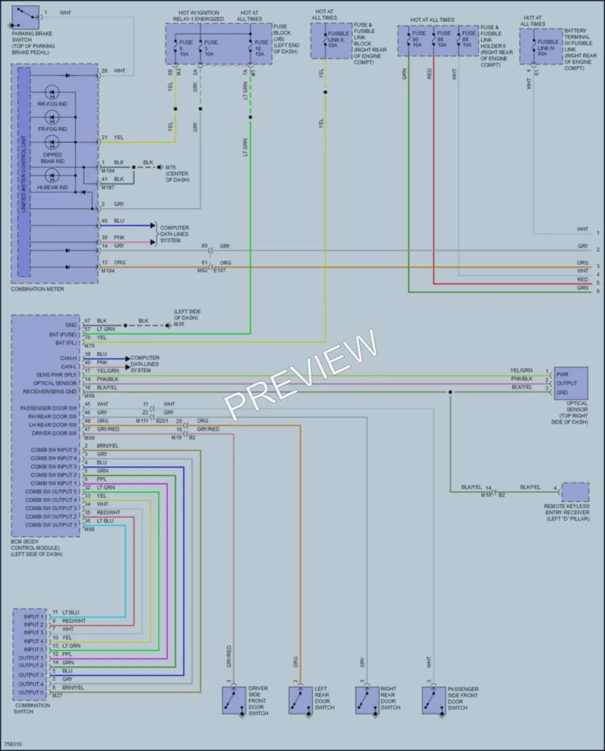 2022 Nissan Armada Headlights wiring diagram preview