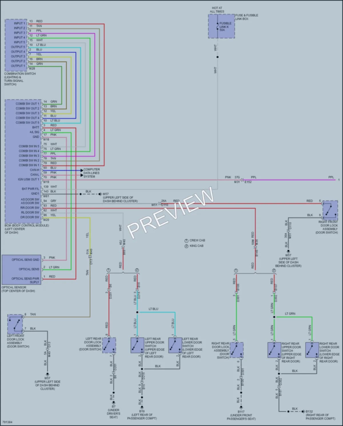 2022 Nissan Frontier Headlights wiring diagram preview