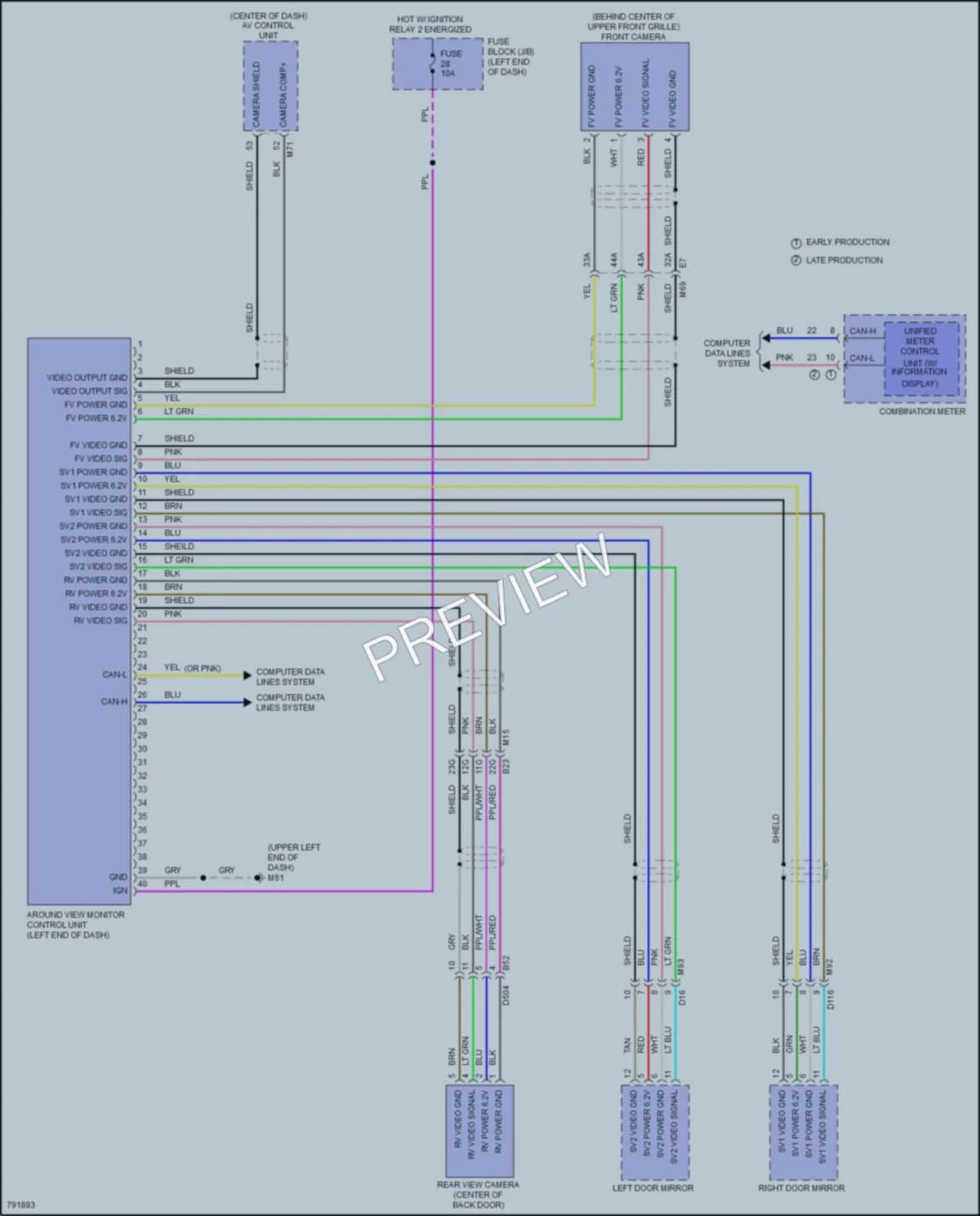 2022 Nissan Kicks Navigation wiring diagram preview