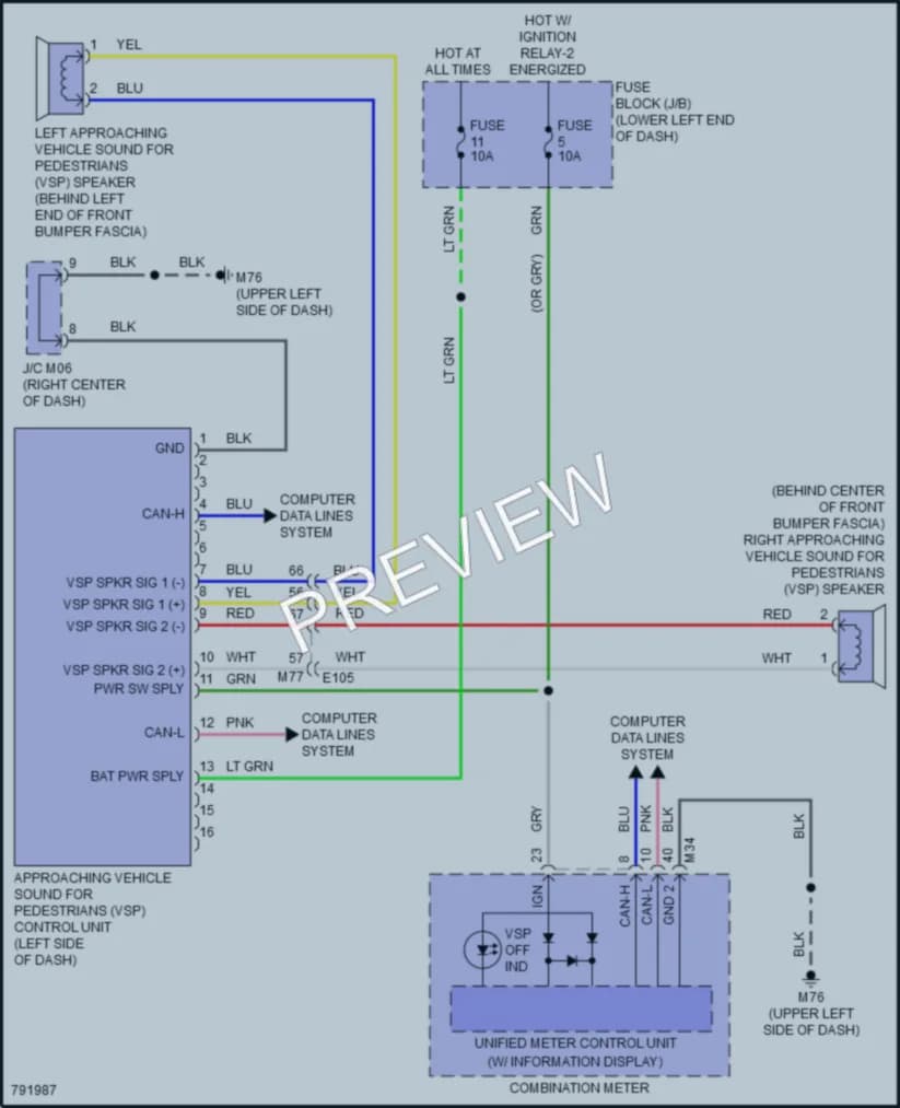 2022 Nissan LEAF Active Bodyworks wiring diagram preview