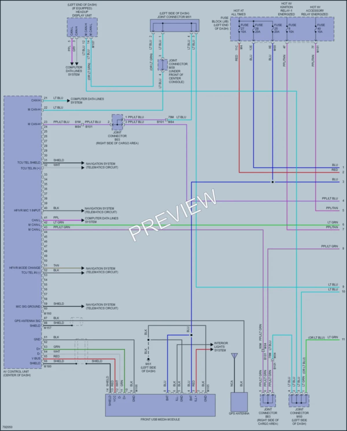 2022 Nissan Pathfinder Radio wiring diagram preview