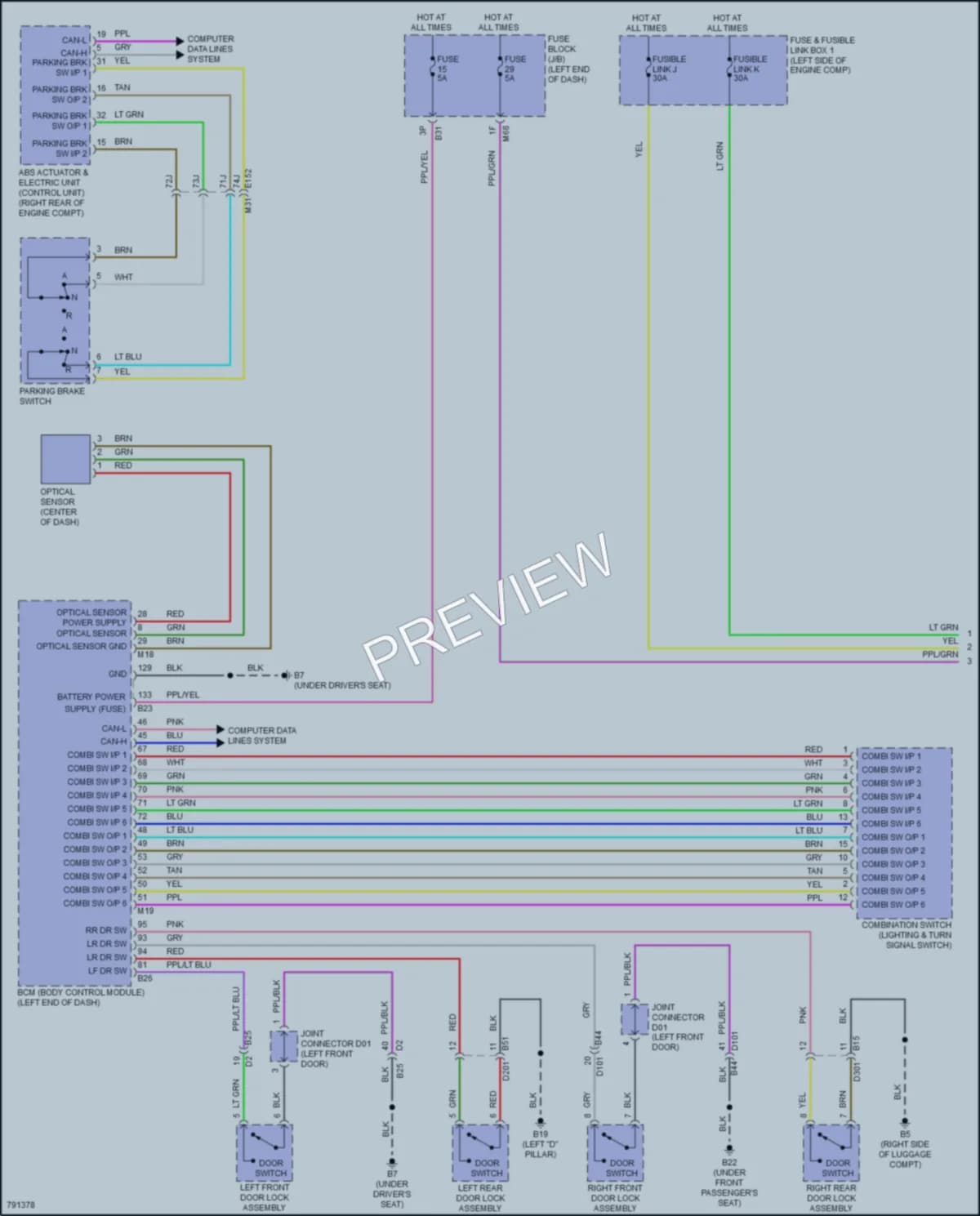 2022 Nissan Rogue Headlights wiring diagram preview