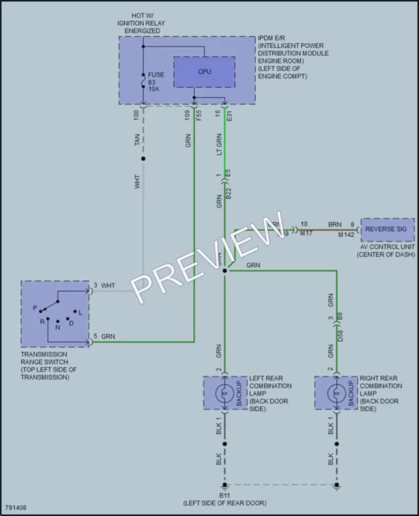 2022 Nissan RogueSport Exterior Lights wiring diagram preview