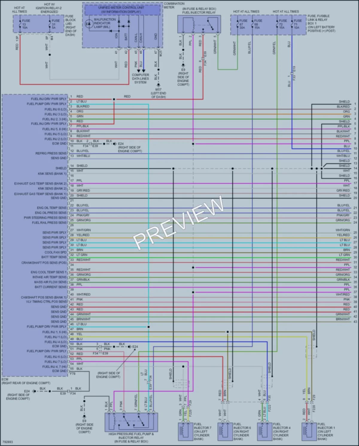 2022 Nissan Titan Engine Performance wiring diagram preview