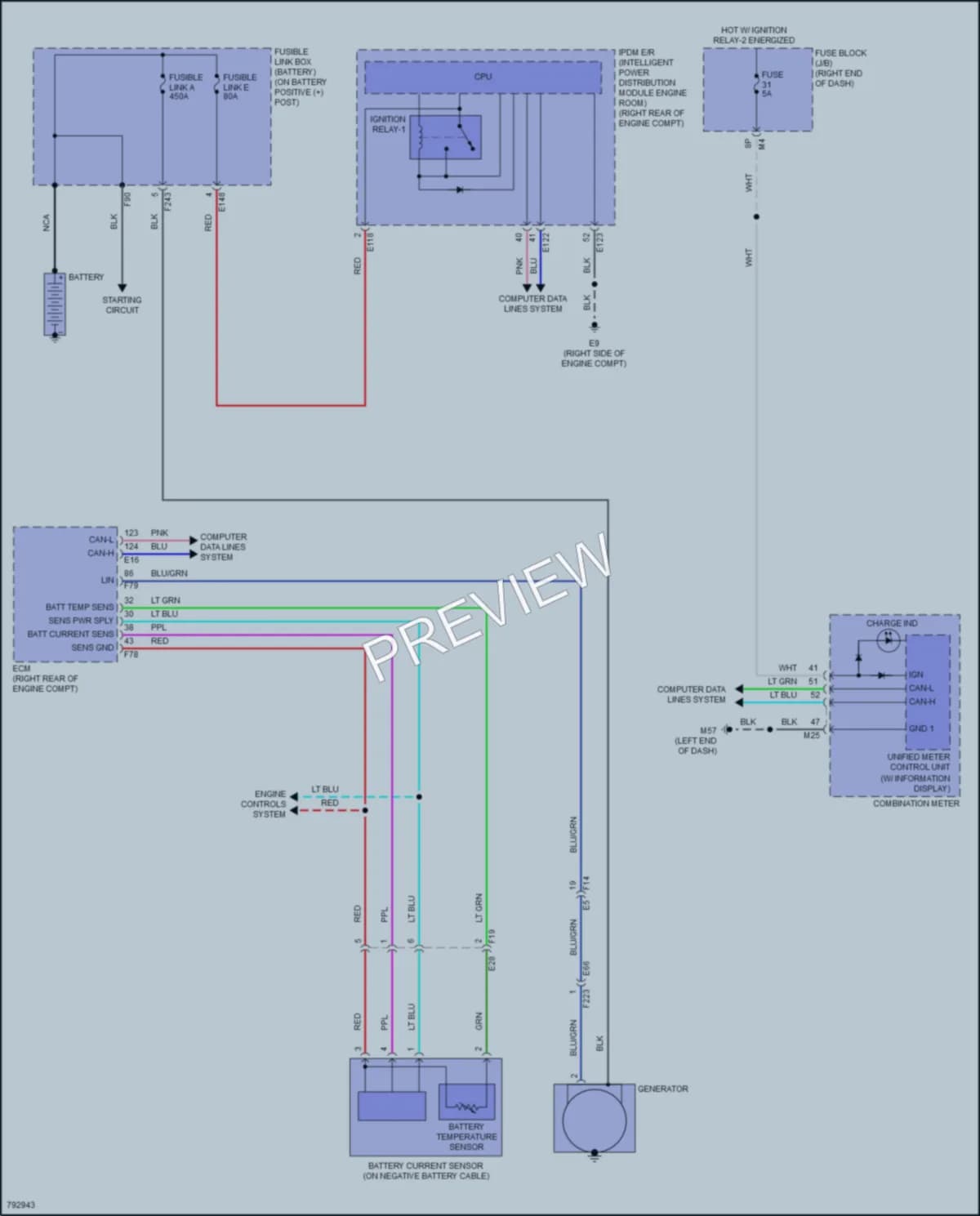 2022 Nissan Titan Starting Charging wiring diagram preview