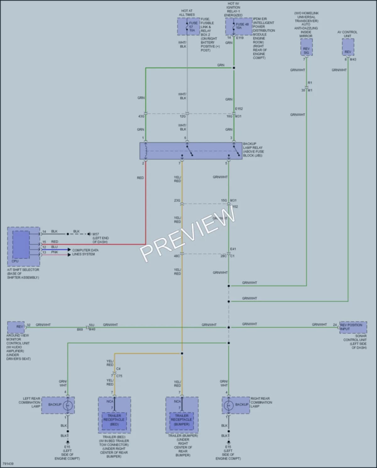 2022 Nissan TitanXD Exterior Lights wiring diagram preview