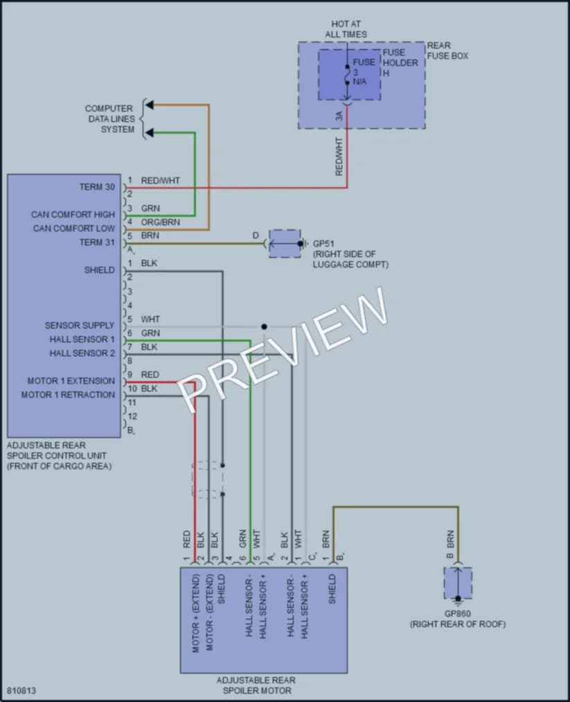 2022 Porsche CayenneCoupeHybrid Active Bodyworks wiring diagram preview