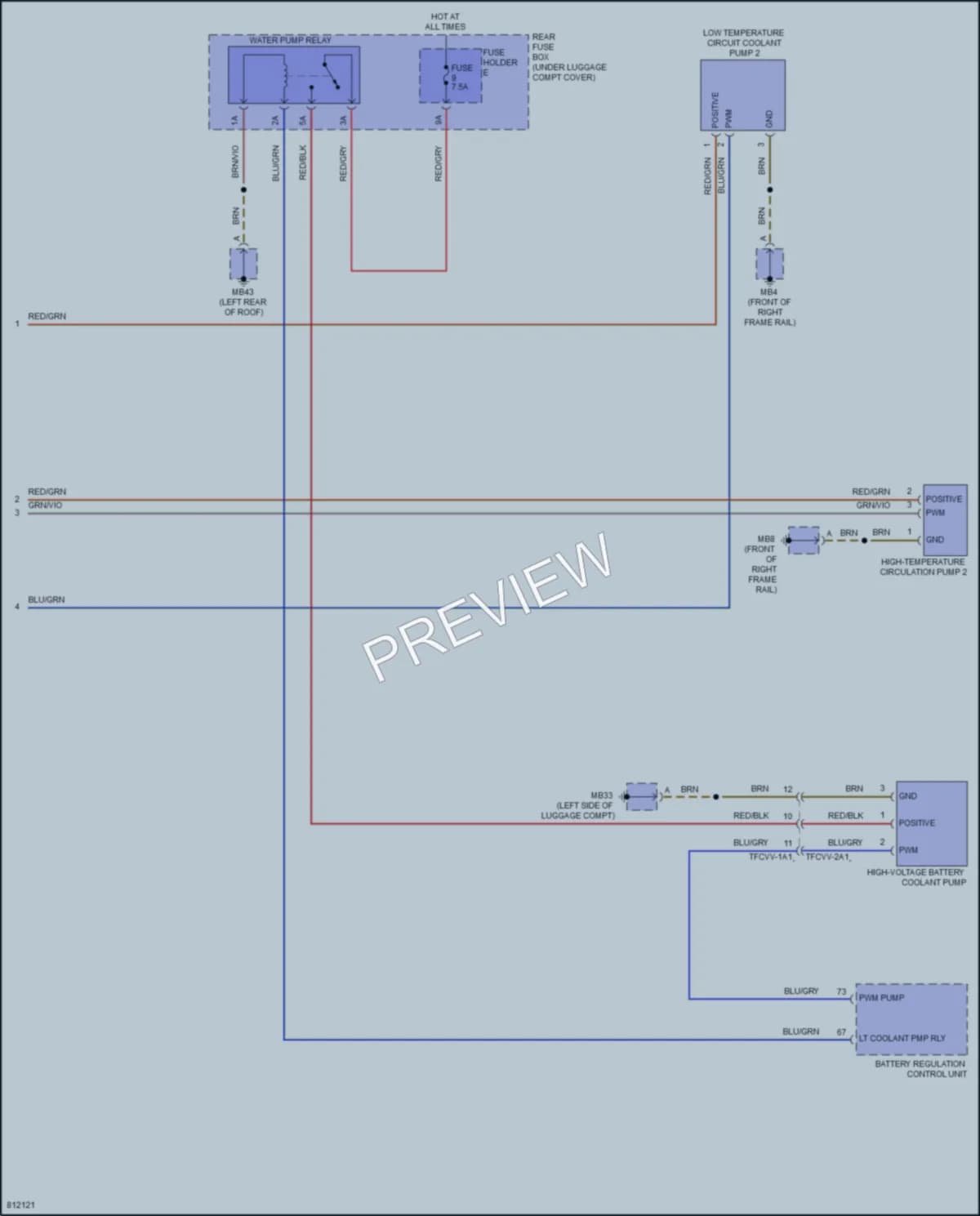 2022 Porsche Panamera Air Conditioning wiring diagram preview