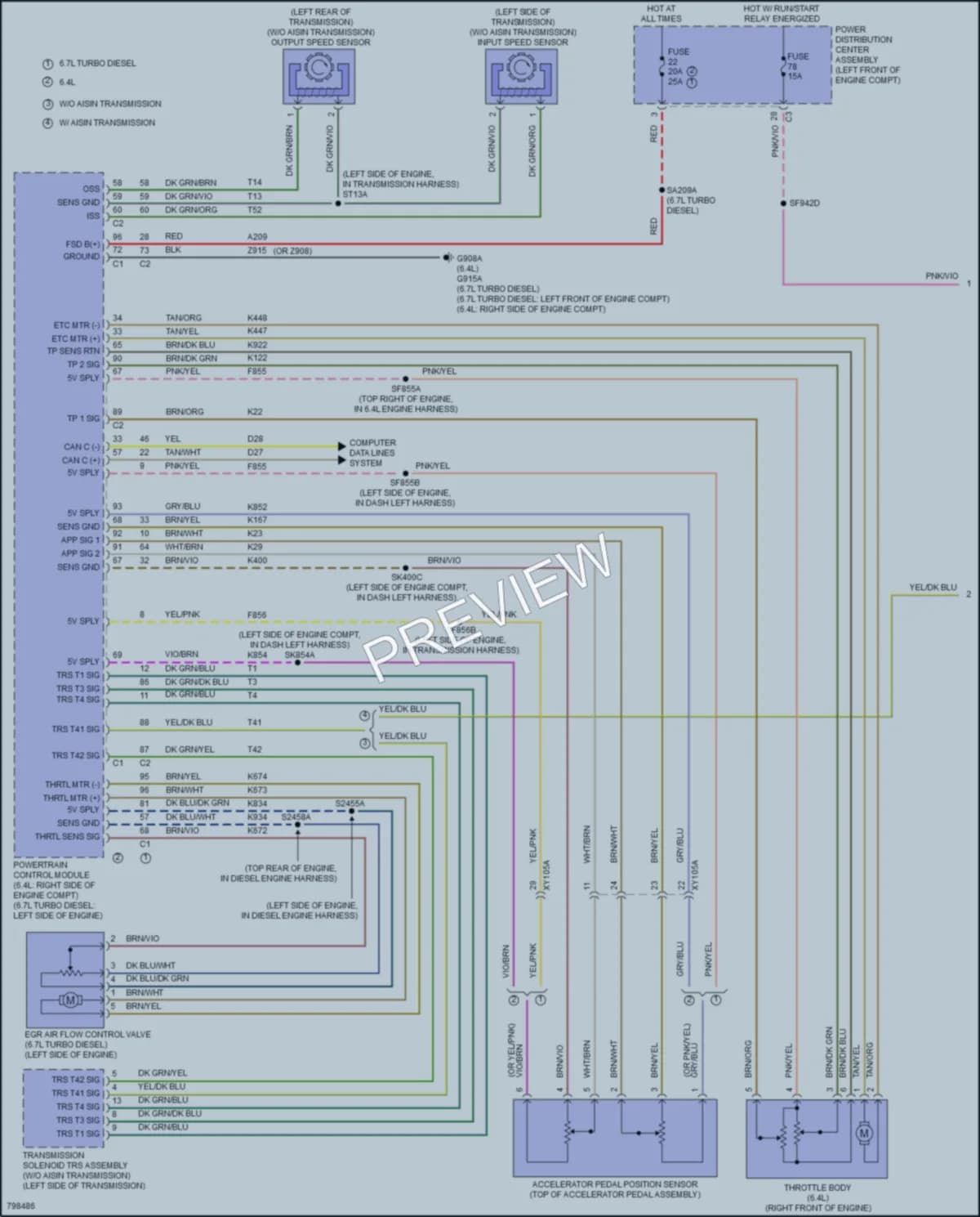 2022 Ram 2500 Cruise Control wiring diagram preview