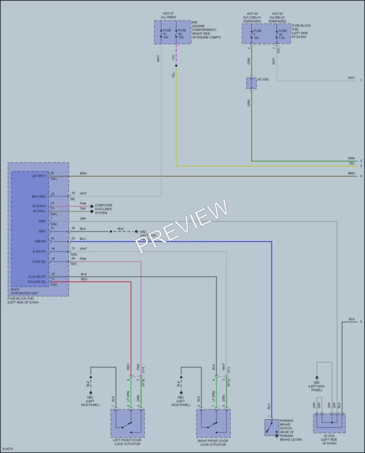2022 Subaru BRZ Warning Systems wiring diagram preview