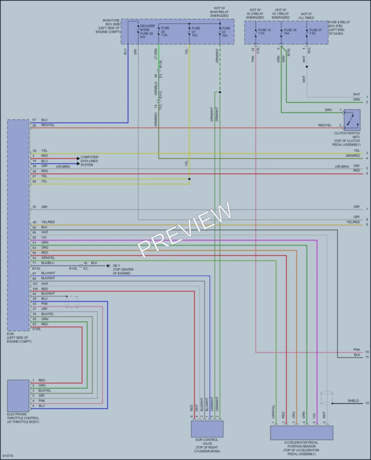 2022 Subaru Crosstrek Cruise Control wiring diagram preview