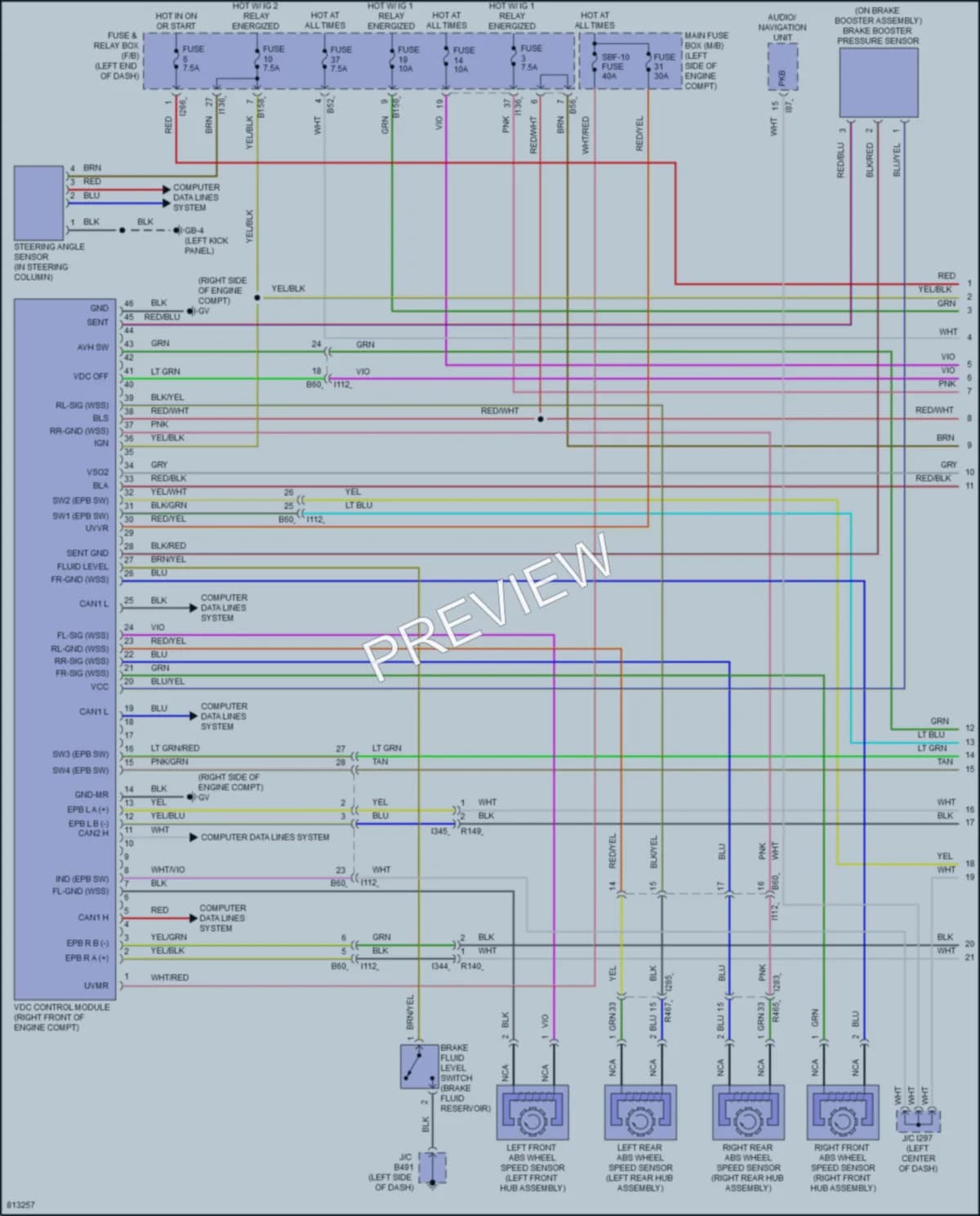 2022 Subaru Forester Anti Lock Brakes wiring diagram preview
