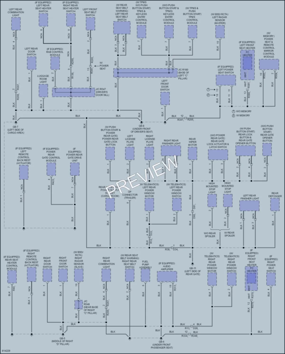 2022 Subaru Forester Ground Distribution wiring diagram preview