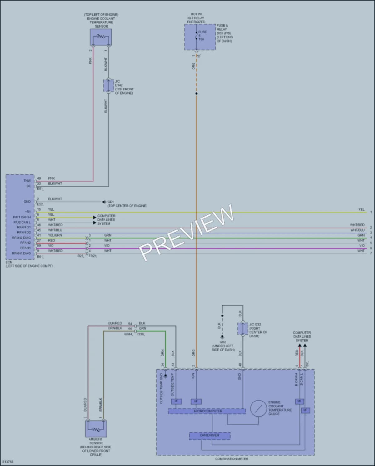 2022 Subaru WRX Cooling Fan wiring diagram preview