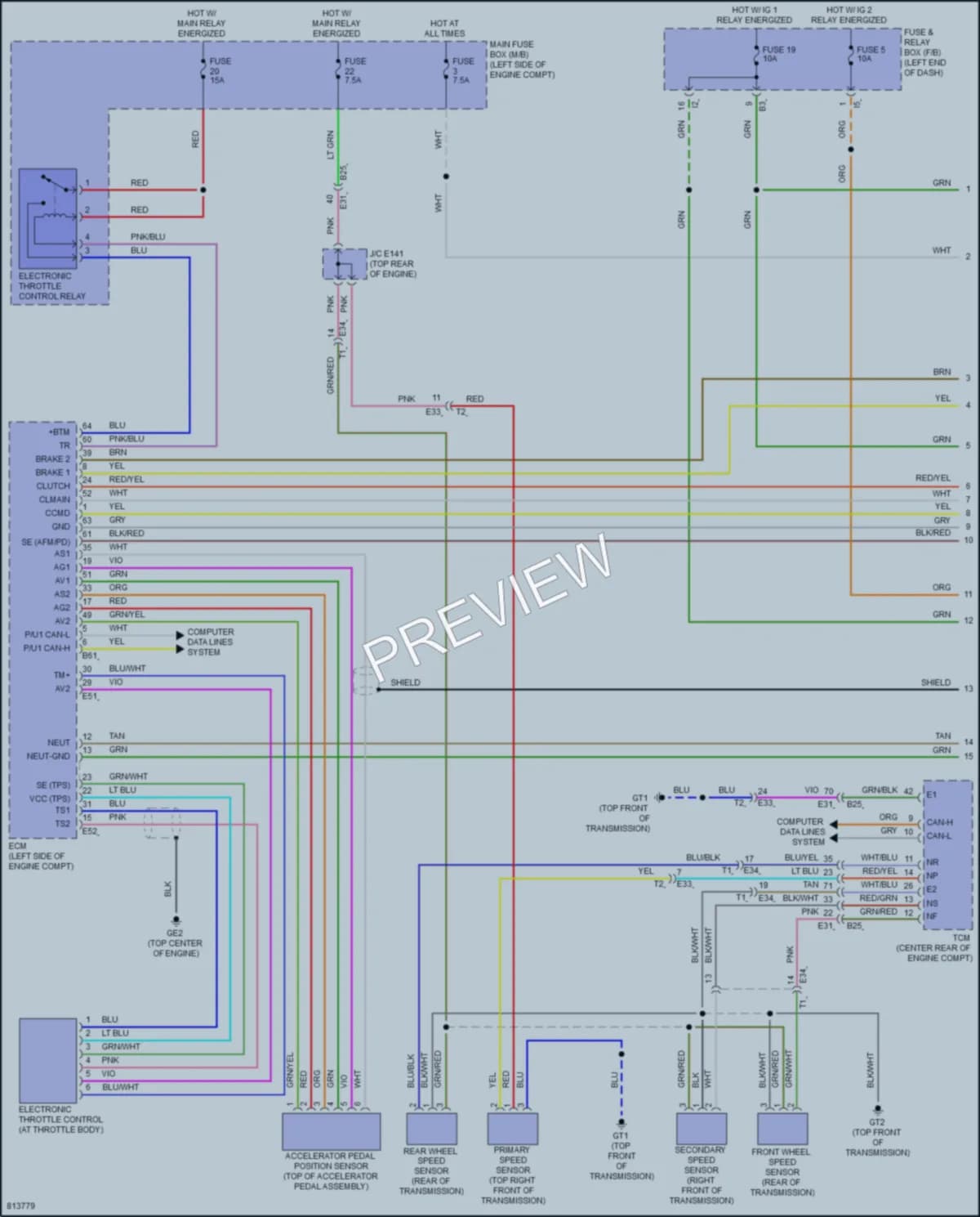 2022 Subaru WRX Cruise Control wiring diagram preview