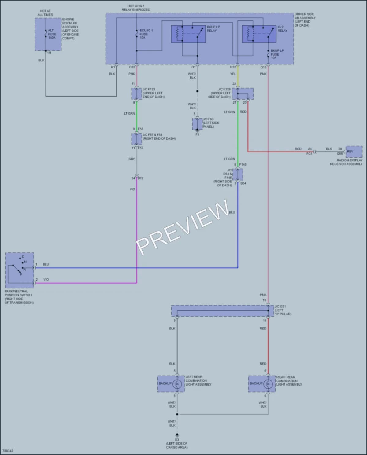 2022 Toyota 4Runner Exterior Lights wiring diagram preview