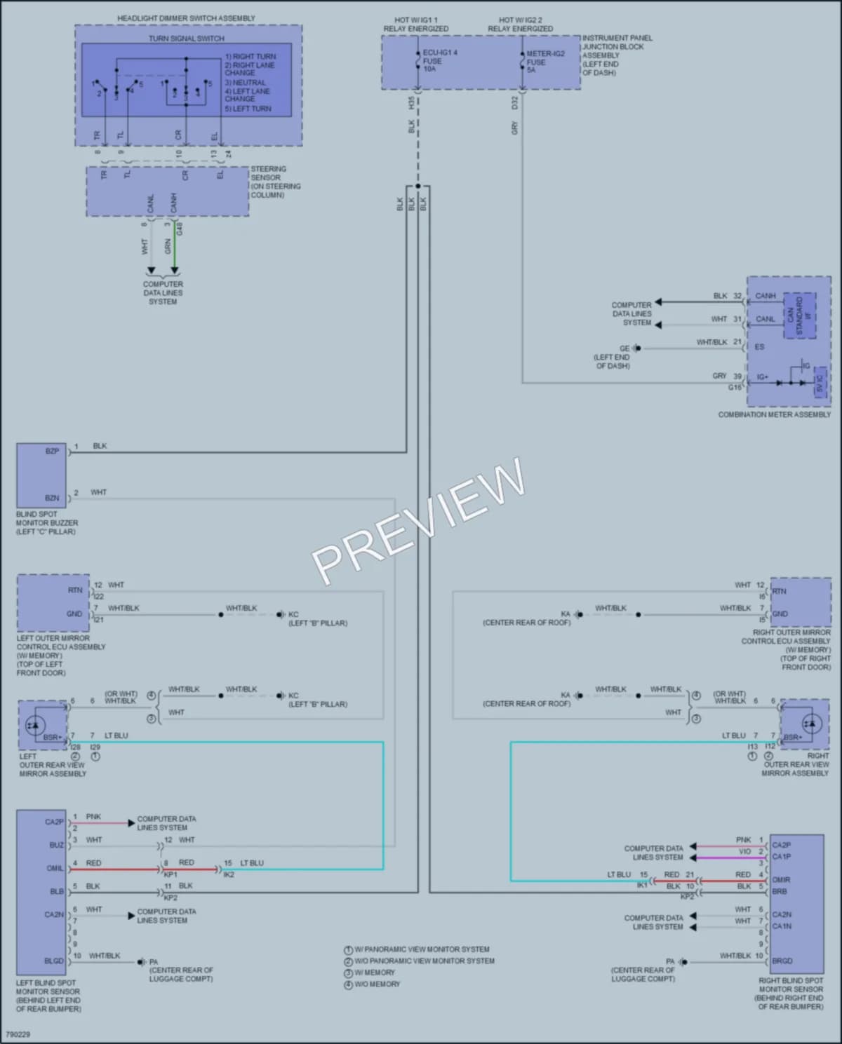 2022 Toyota AvalonHybrid Navigation wiring diagram preview