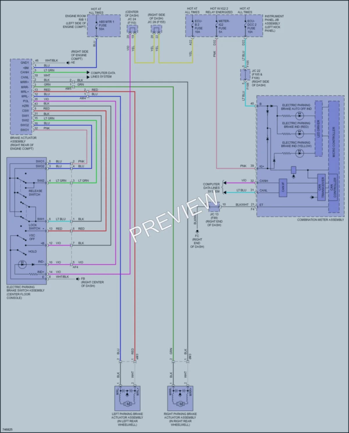 2022 Toyota CHR Shift Interlock wiring diagram preview