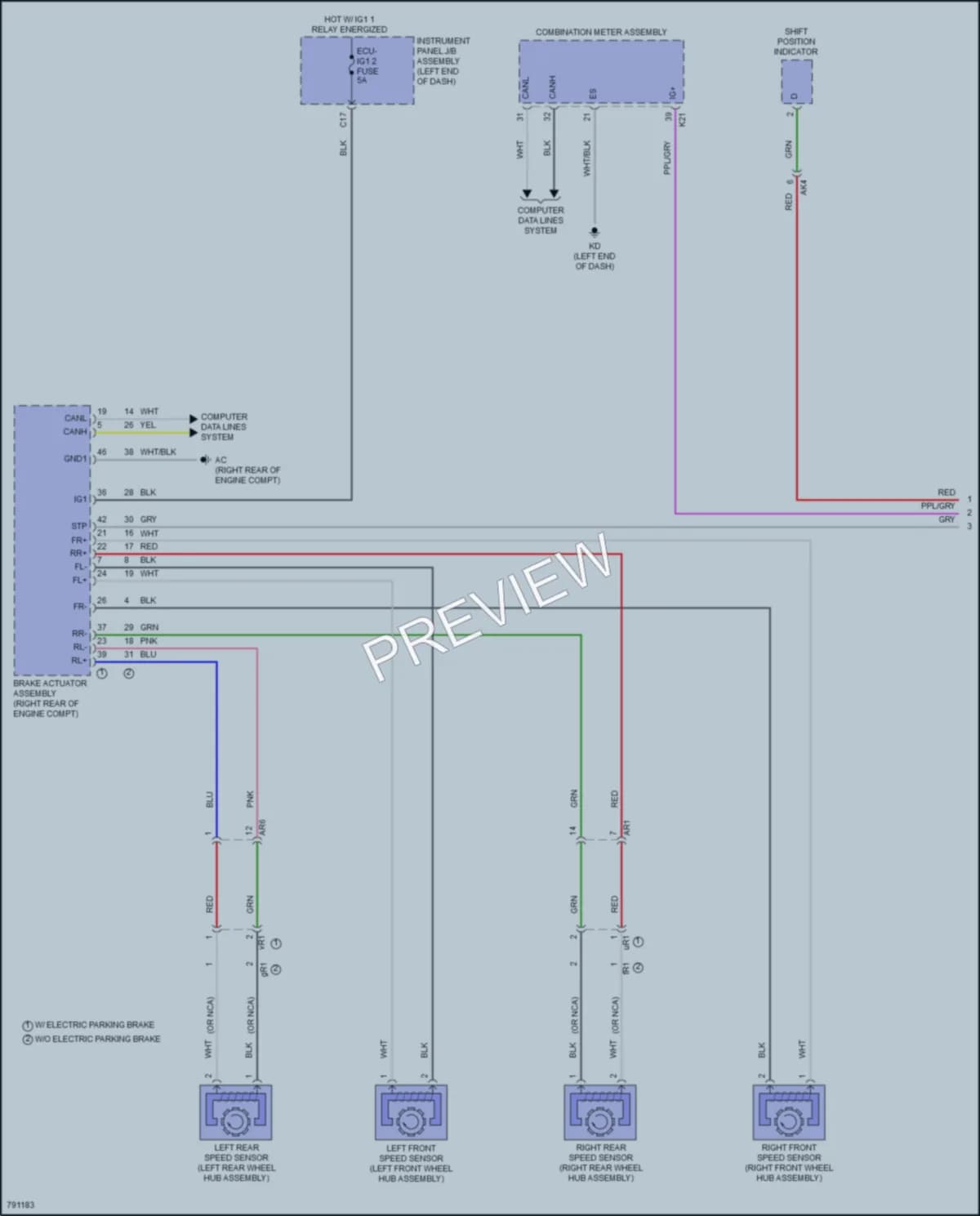 2022 Toyota Camry Cruise Control wiring diagram preview