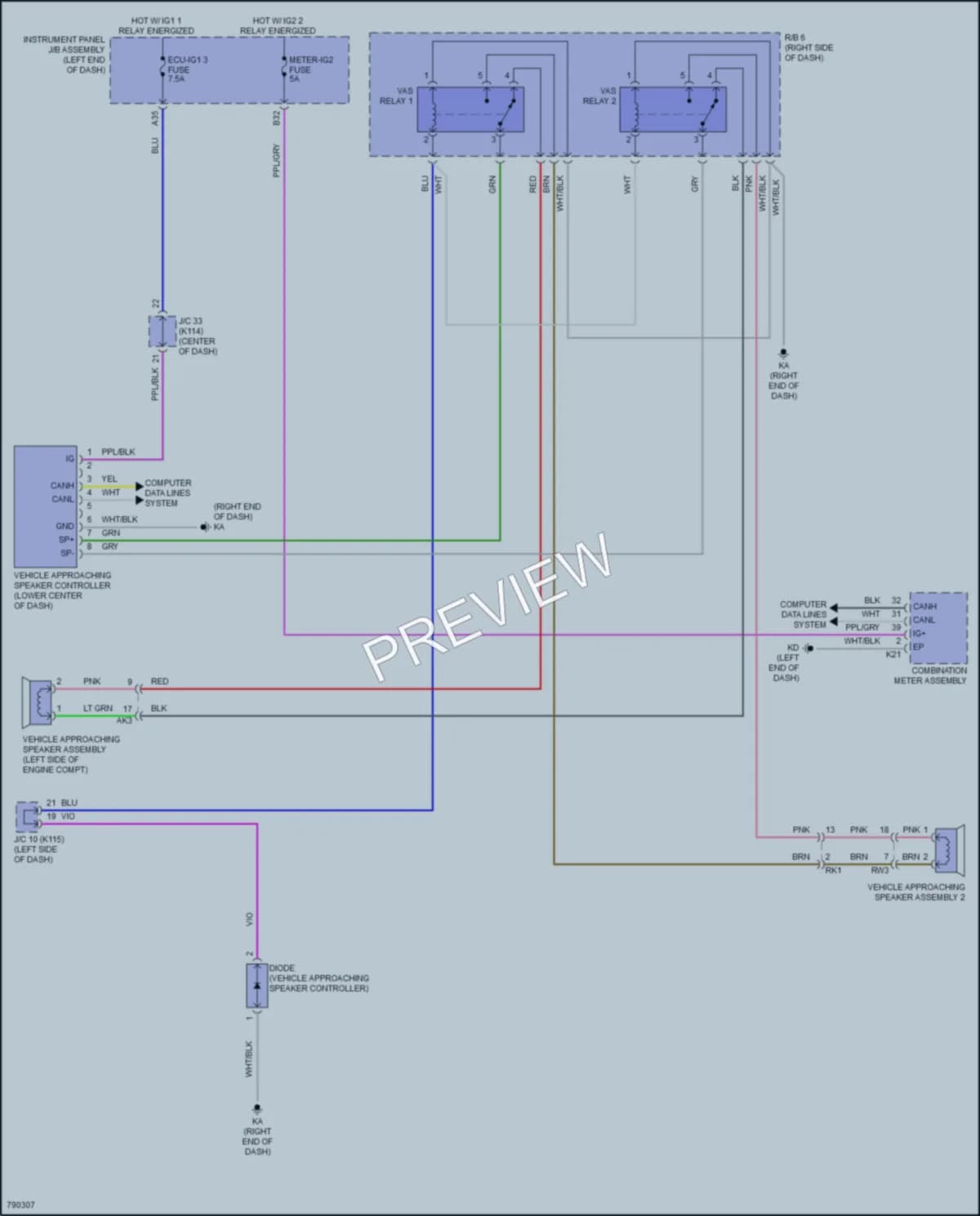 2022 Toyota CamryHybrid Active Bodyworks wiring diagram preview