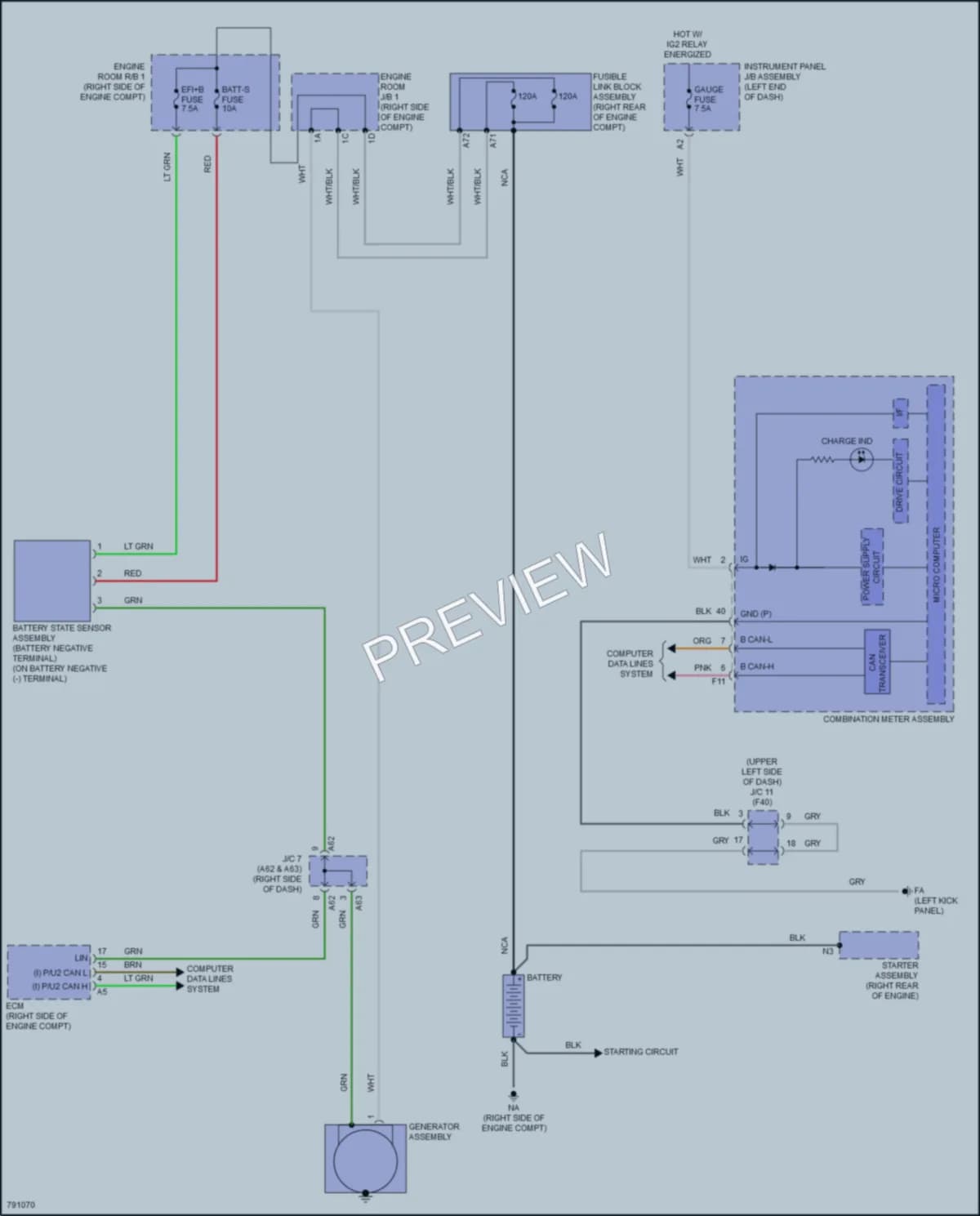 2022 Toyota GR86 Starting Charging wiring diagram preview