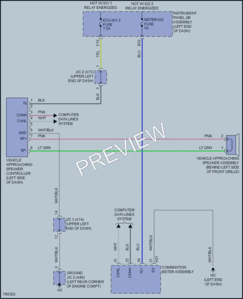 2022 Toyota HighlanderHybrid Active Bodyworks wiring diagram preview