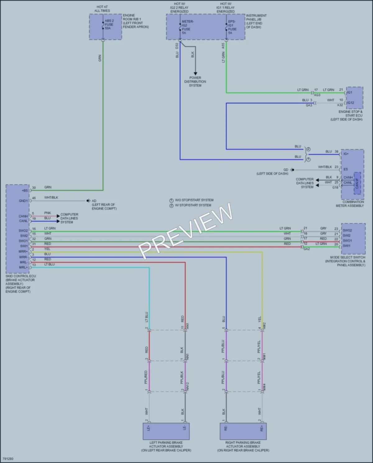 2022 Toyota RAV4 Shift Interlock wiring diagram preview