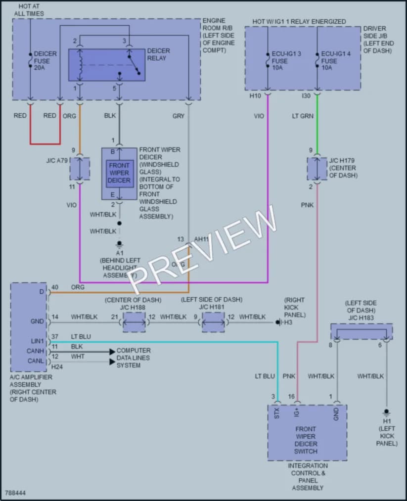 2022 Toyota Sequoia Defoggers wiring diagram preview