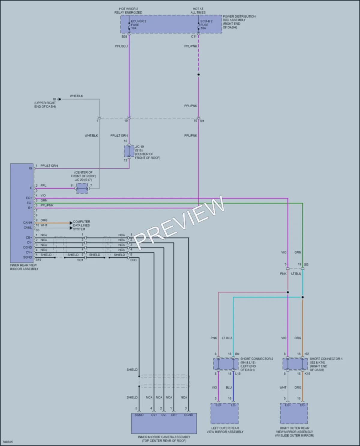 2022 Toyota Tundra Power Mirrors wiring diagram preview